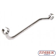 Ключ за инжекторни тръбички 17мм, ZR-41DKR - ZIMBER PROFESSIONAL