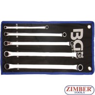 Ключове дълги (XXL) звезди - комплект от 8-mm - 19 mm- 5 части -1187 - BGS PROFESSIONAL