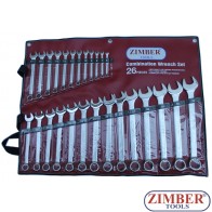 К-т звездогаечни ключове 26 части от 6-32мм, ZR-17CWS26 - ZIMBER-TOOLS