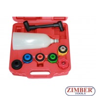 Комплект фуния за пълнене на масло Audi, BMW, Porsche, Mercedes, Porsche, Volvo, VW с 6 адаптери - ZT-04A5088 - SMANN  PROFESSIONAL