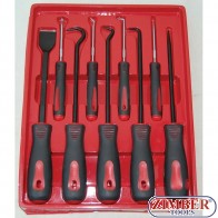 Куки к-т + стъргалка 9 части (ZT-04122) - SMANN PROFESSIONAL