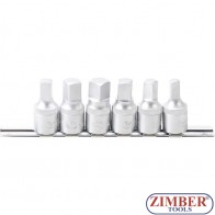 К-кт ключове за картер 1/2 8-mm - 10 - 12 - 14 mm,  6 части, 1016 - BGS technic.