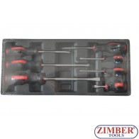 Отвертки к-т 7части (части за количка)  -  ZT-00807 - SMANN TOOLS.