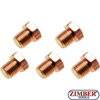 Пробки за картер M13x 1.5 mm 5 бр. (126-SM13) - BGS-PROFESSIONAL