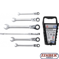 Комплект ключове с тресчотка чупещи 8-19 mm к-т 6 бр .30004 - BGS technic.