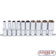 Комплект инчови вложки 1/2" 6 ст, 10 части - 2435 - BGS technic