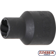 Вложка екстрактор за отвиване на повредени болтове и гайки 1/2" 11 mm (5266-11) - BGS-PROFESSIONAL
