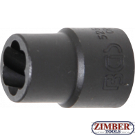 Вложка екстрактор за отвиване на повредени болтове и гайки 1/2" - 13 mm (5266-13) - BGS-PROFESSIONAL