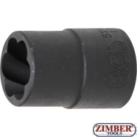 Вложка екстрактор за отвиване на повредени болтове и гайки 1/2" - 15 mm (5266-15) - BGS-PROFESSIONAL