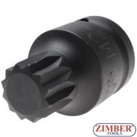 Шестограм ударен на вложка 3/4", M16 - 5054-M16-BGS.