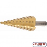 Конусни стъпкови свредла бургии Ø 4 - 22 mm - 1618 - BGS technic.