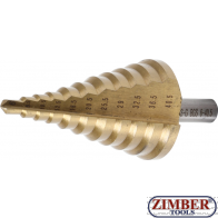 Стъпаловидно свредло с титаниево покритие Ø 6 - 40.5 mm (1615) - BGS technic