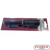 Професионален тестер за спирачна течност DOT 3, DOT 4, DOT 5.1, ZR-36FTB04 - ZIMBER PROFESSIONAL