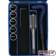 Комплект за възстановяване на резби M18 x 1.5 | 7 части. 9433 -BGS-PROFESSIONAL