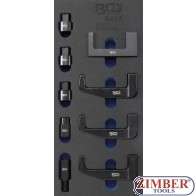 Комплект куки и адаптери за демонтаж на инжектори - 9457 - BGS technic.