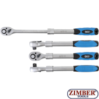 Тресчотка с телескопично рамо, 1/2"-12.5mm, 72 зъба, 305-445mm. 25122 - BGS technic.
