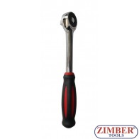 Тресчотка с въртяща дръжка 1/4" (ZR-04RHT14) - ZIMBER-TOOLS