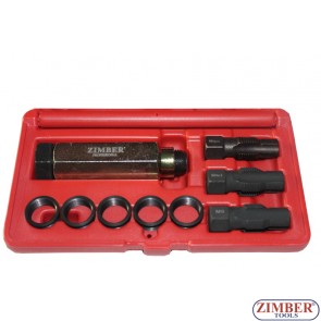 Комплект инструменти за възстановяване на резби 9мм х 1 -  ZR-36GPTS091010 - ZIMBER TOOLS