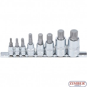 К-т накрайници на вложки XZN- M4 - M16, 8 pcs. (5105) - BGS-PROFESSIONAL