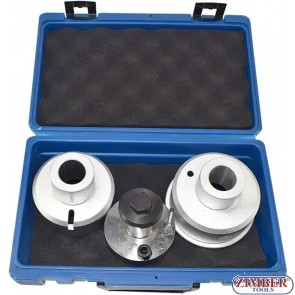 ПОД НАЕМ Инструмент за монтаж на зеден семеринг и позициониране на сигнална плоча на колянов вал на двигател 2.9 / 3.0 TFSI Аudi / Porsche / VW / EA839 - ZR-4545-N -70.00ЛВ-