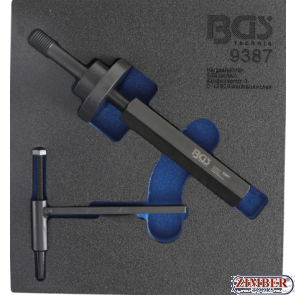 Комплект инструменти за подравняване на ангренажни капак и демонтаж на зъбно колело на ГНП Ford 1.8 TDdi / TDCi (9387) - BGS PROFESSIONAL