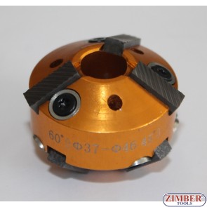 Фреза за леглата на клапани 37-mm-46-mm 60° и 45° (резервна част от к-т: ZR-36VRST, ZR-36VRST10) - ZIMBER-PROFESSIONAL