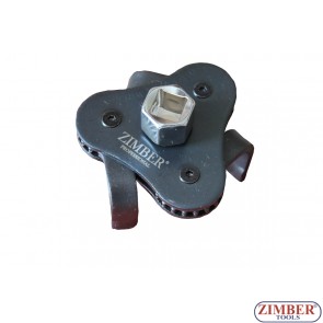 Ключ за маслен филтър 2-посочен тип паяк (63-102mm)  3/8" към 1/2" - ZR-17OFW2W - ZIMBER -PROFESSIONAL
