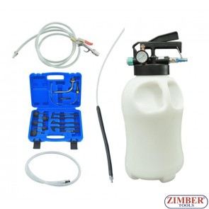 Пневматичeн двупосочен комплект за пълнене и източване на масло в скоростна кутия ATF /10L, ZT-04B1092- SMANN PROFESSIONAL.