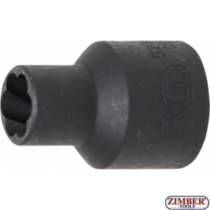 Вложка екстрактор за отвиване на повредени болтове и гайки 1/2" 10 mm (5266-10) - BGS-PROFESSIONAL