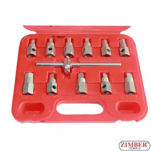 Комплект ключове за за картер 12 части, ZT-04177 - SMANN TOOLS.