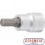 Накрайник шестостенен на вложка Hexagon 14 mm  (3/4") - 5189-H14 - Bgs technic.