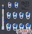 Ключове тип пачи крак  (3/8") | 10 - 19 mm | к-т  11-бр - 9817 - BGS technic.