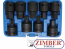 К-кт ударени шестограми H14-mm,17-mm, 19-mm, 21-mm, 22-mm,23-mm,24-mm XZN,  M16-M18 | 9 части. 5054 - BGS- technic.