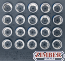 Rim Lock Socket Set for BMW | 20 pcs. 8962- Bgs technic. 