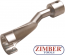 Special Wrench for Injection Lines | for BMW, Opel 2.5TD, Mercedes-Benz | 12,5 mm (1/2") Drive | 17 mm- 8434- Bgs technic.